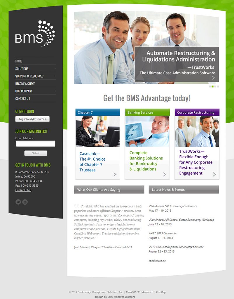 BMS Advantage - Easy Websites Solutions