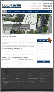 Century Paving Inc. - Easy Websites Solutions