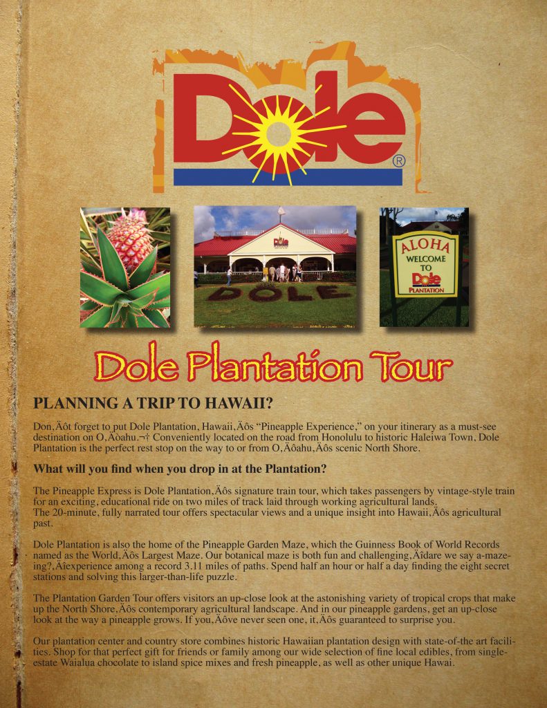Dole Plantation - Easy Websites Solutions